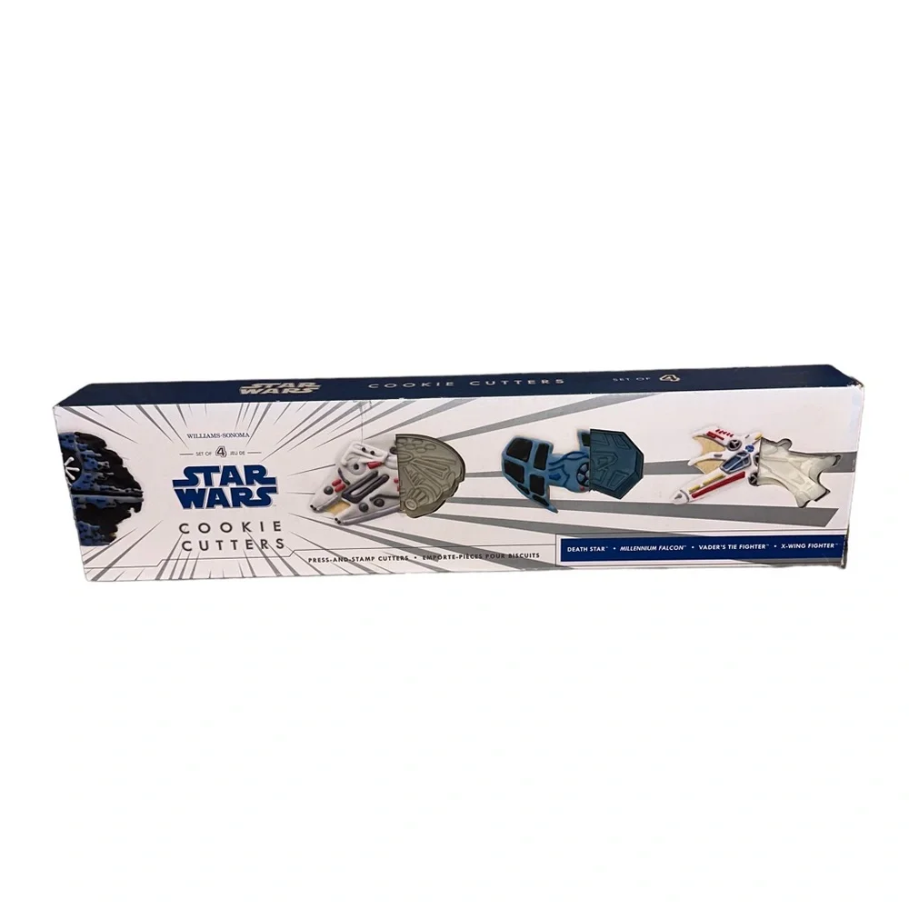 Williams Sonoma Star Wars Cookie Cutters press and stamp